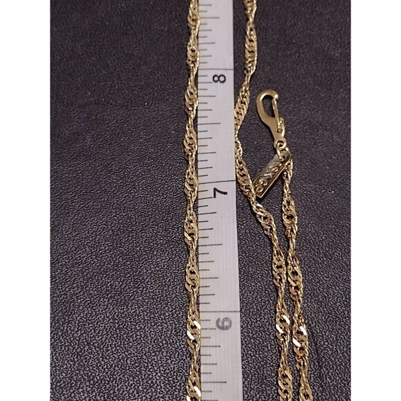 **Sale** 18KT GP twisted necklace and bracelet set - Picture 4 of 10